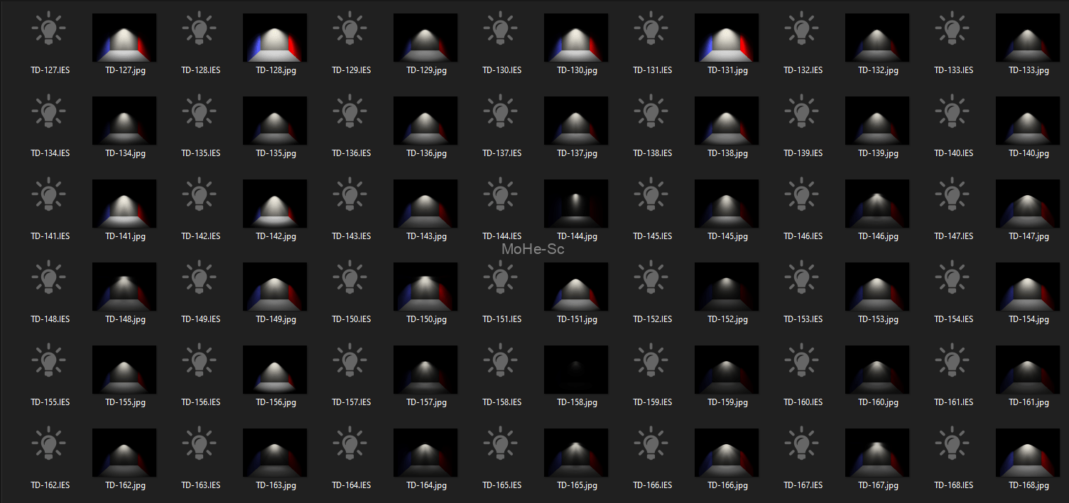 3DS Max Project Manager管理器 253个IES灯光射灯合集ies射灯ies灯光集合 -4