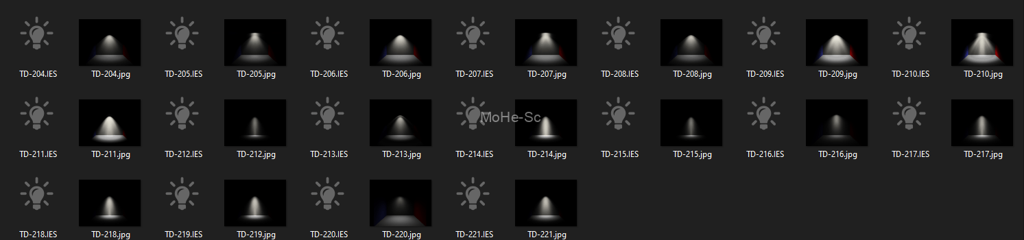 3DS Max Project Manager管理器 253个IES灯光射灯合集ies射灯ies灯光集合 -6
