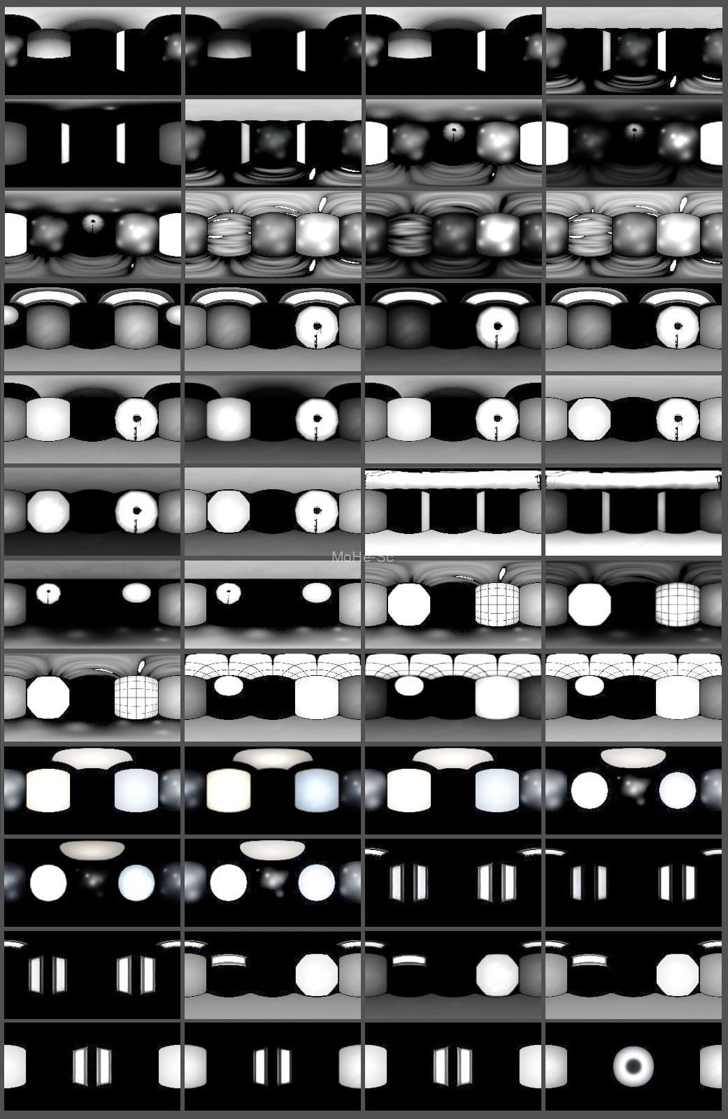 C4D室内天空灯光环境高清HDR贴图204个预设素材 -1