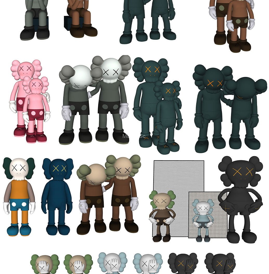 美国KAWS公仔草图大师SketchUp模型 免费下载 -2