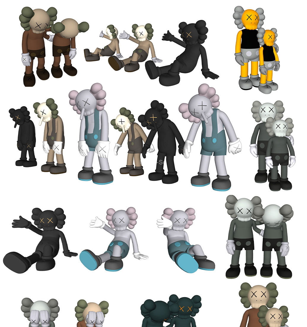 美国KAWS公仔草图大师SketchUp模型 免费下载 -1