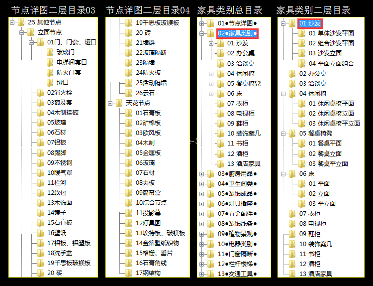 室内设计 CAD图库海龙工具 咖啡树精品图库素材大全设计 202006更新 -3