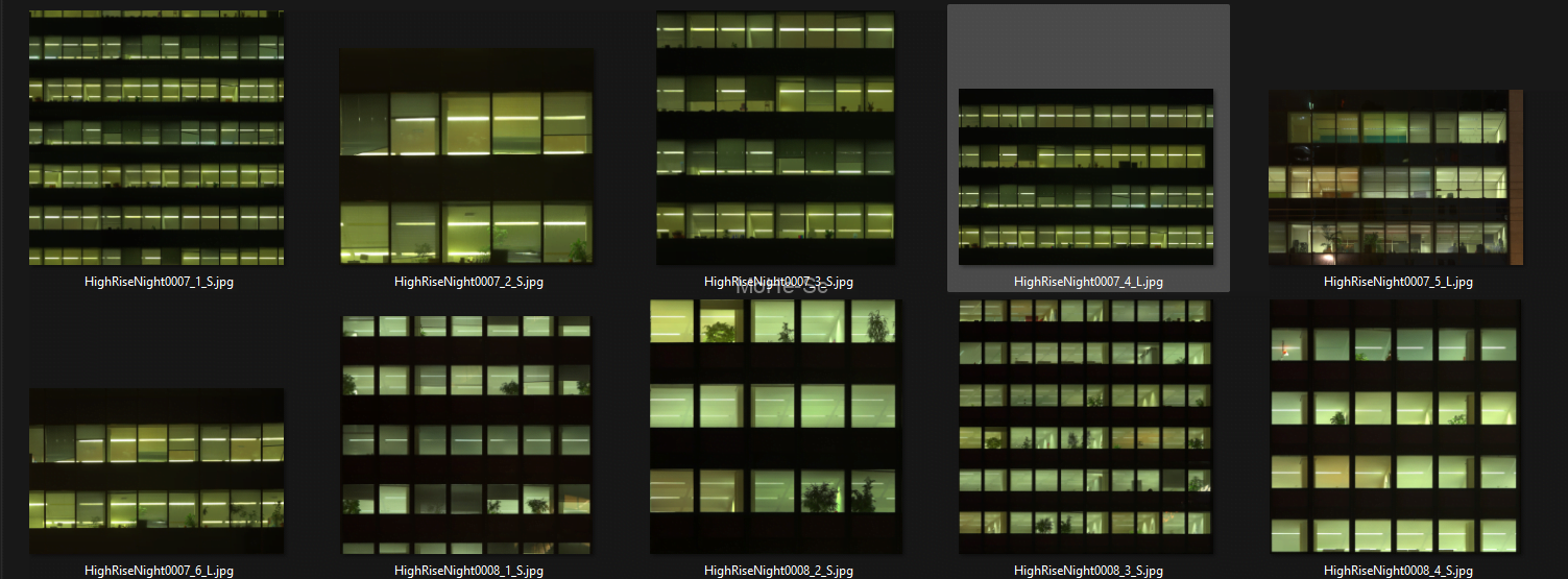 253张3DMAX室外夜景建筑窗户效果图常用高质量贴图  回复免费下载 -3
