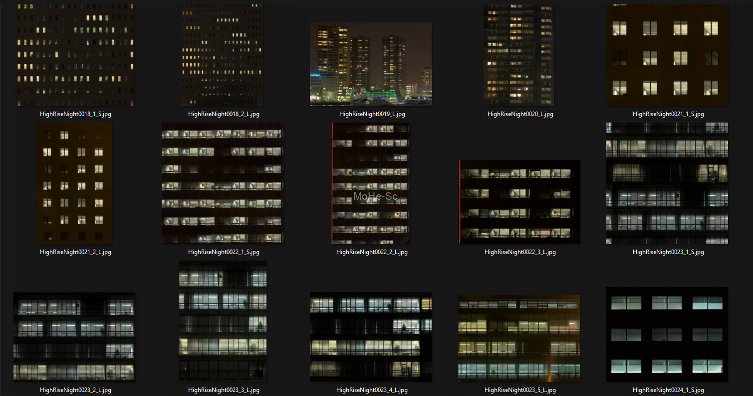253张3DMAX室外夜景建筑窗户效果图常用高质量贴图  回复免费下载 -5