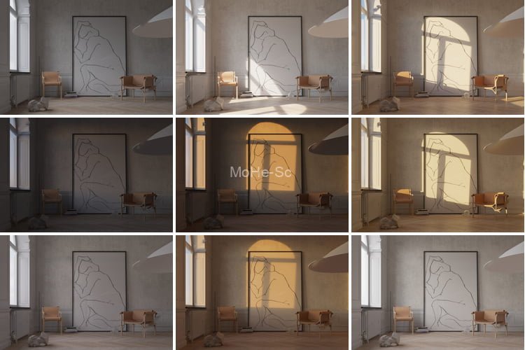 28套Pg-skies写实高清4K带光照参数HDRI环境贴图 天空贴图3DMAX灯光渲染3D模型光源预设 -3