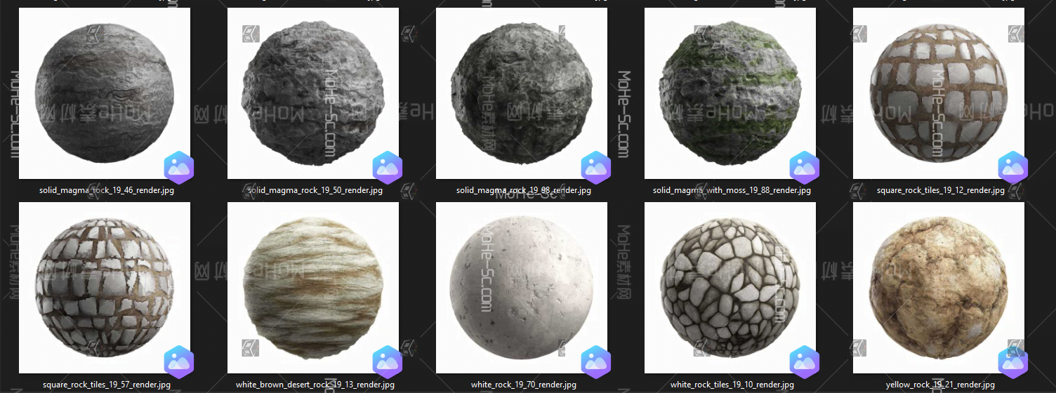 CGAXIS出品500组8K物理级PRB无缝纹理贴图2021年度合集[86G] -13