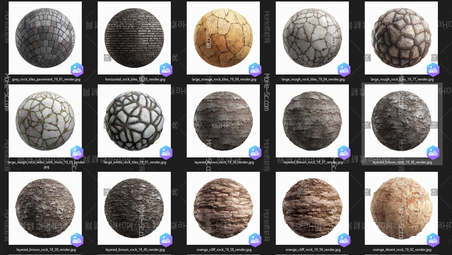 CGAXIS出品500组8K物理级PRB无缝纹理贴图2021年度合集[86G] -10