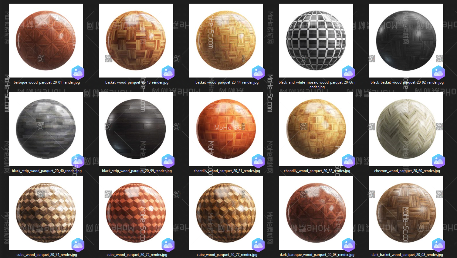 CGAXIS出品500组8K物理级PRB无缝纹理贴图2021年度合集[86G] -1