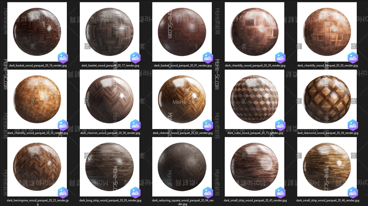 CGAXIS出品500组8K物理级PRB无缝纹理贴图2021年度合集[86G] -2