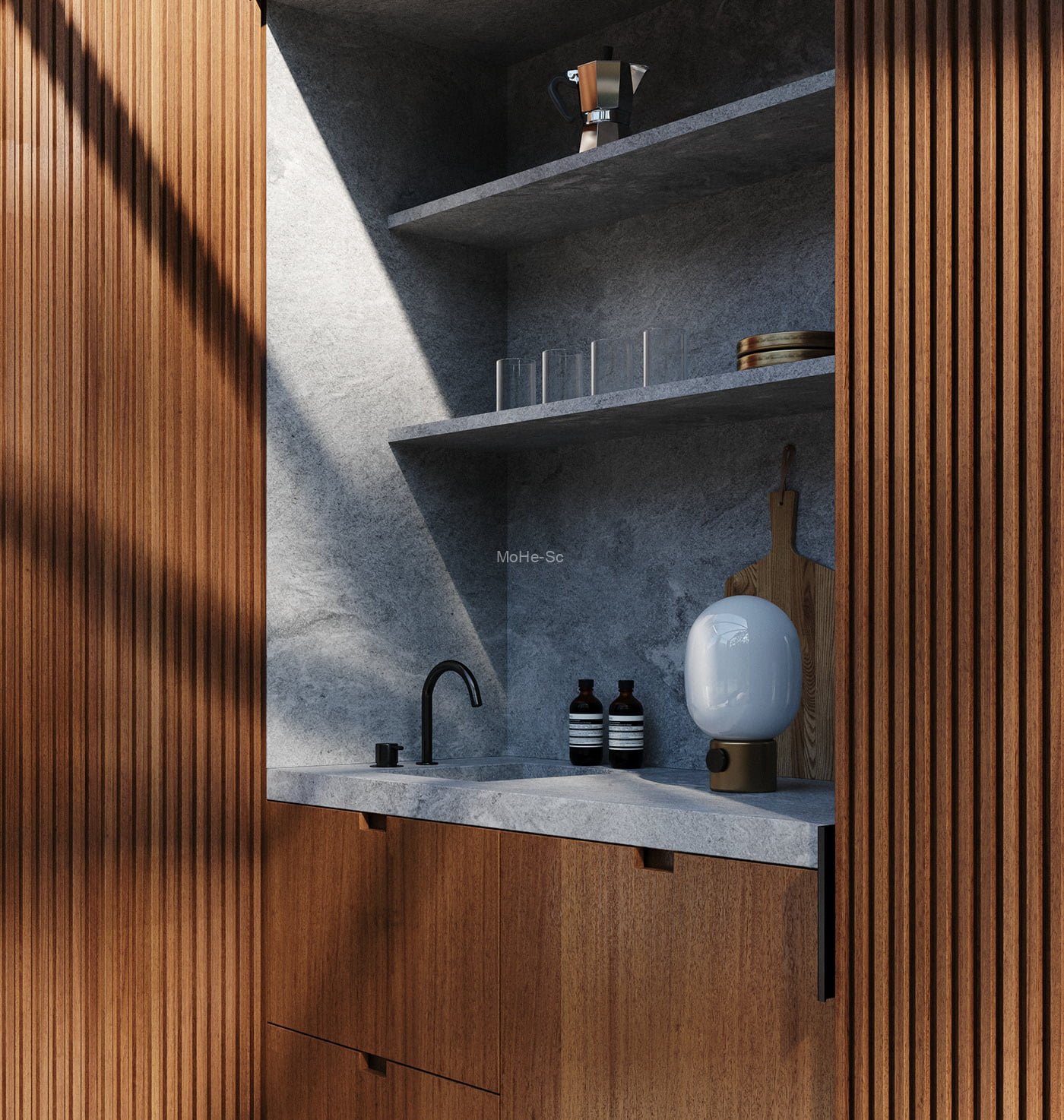 3DAMX乌克兰大师11个CR室内外场景模型合集_Cabin森林民宿模型 免费下载 -5