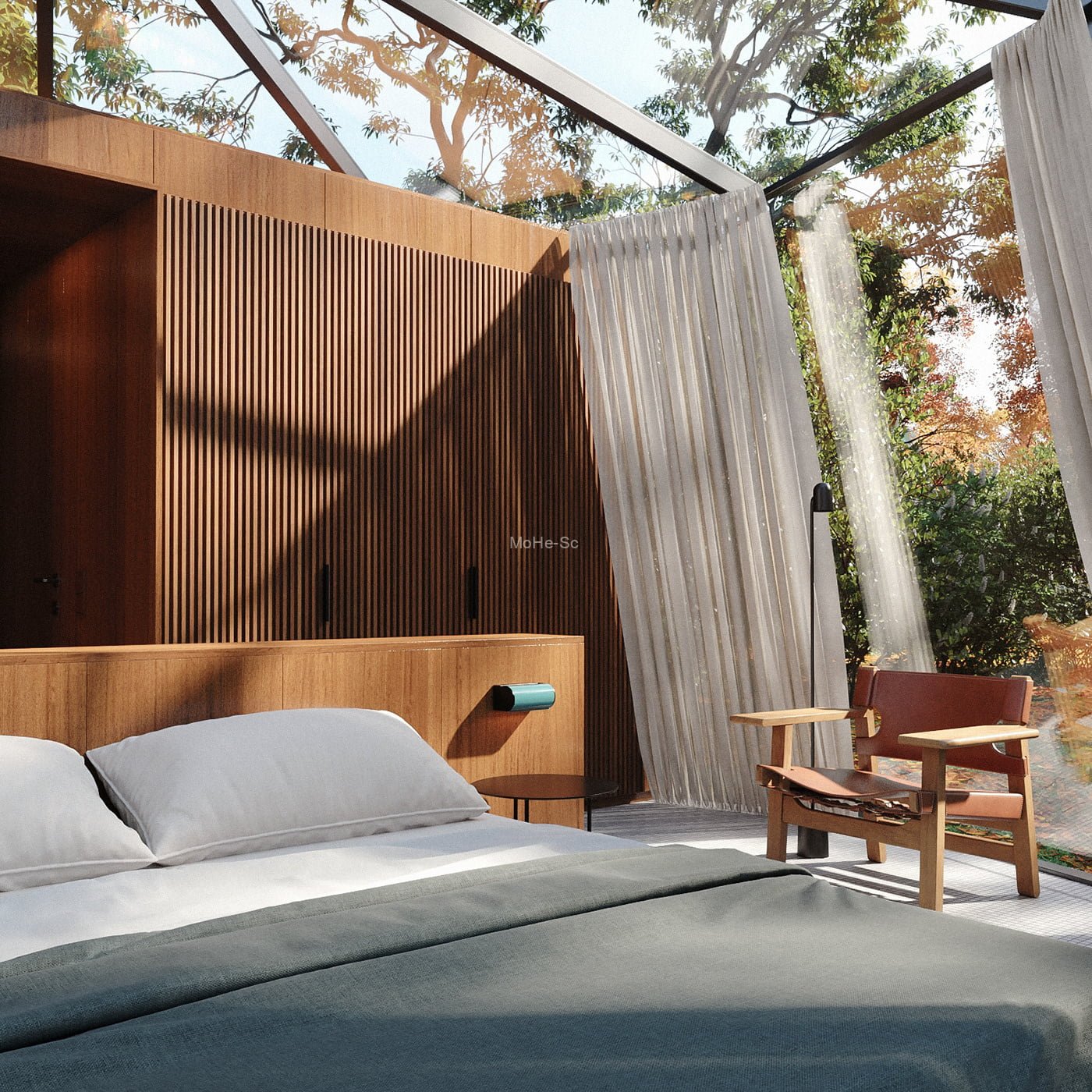 3DAMX乌克兰大师11个CR室内外场景模型合集_Cabin森林民宿模型 免费下载 -8