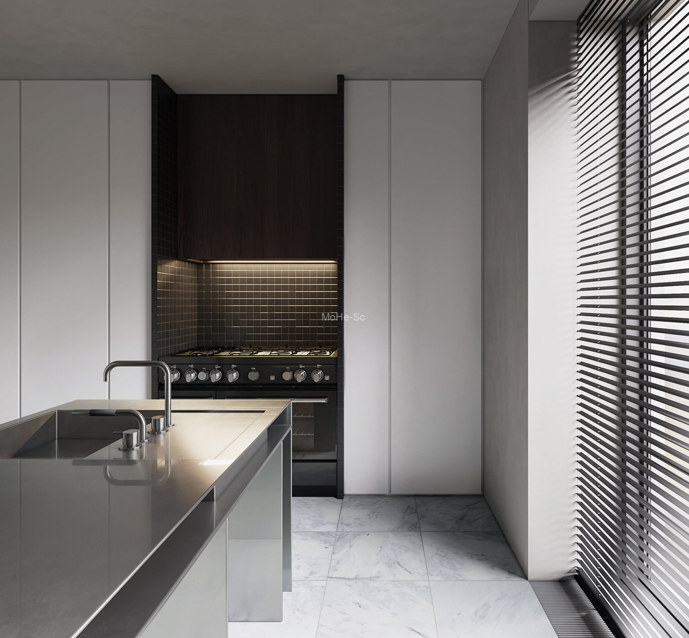 3DAMX乌克兰大师11个CR室内外场景模型合集_MRBL宅寂公寓模型 免费下载 -2