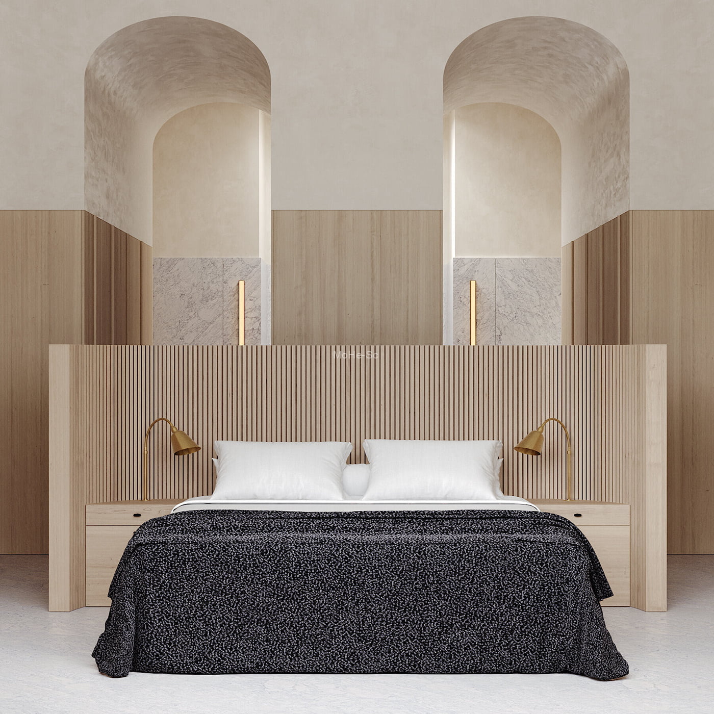 3DAMX乌克兰大师11个CR室内外场景模型合集_Dubia Villa宅寂公寓模型 免费下载 -5