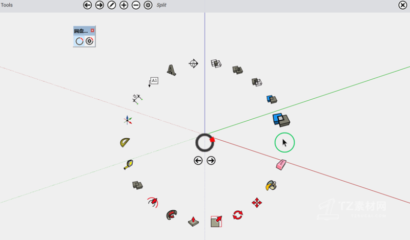 Sketchup圆盘菜单插件 Pie Menu for Sketchup 2018 ~ 2022 汉化版-MOHE素材库-设计行业的乐园，各类素材的矿山！