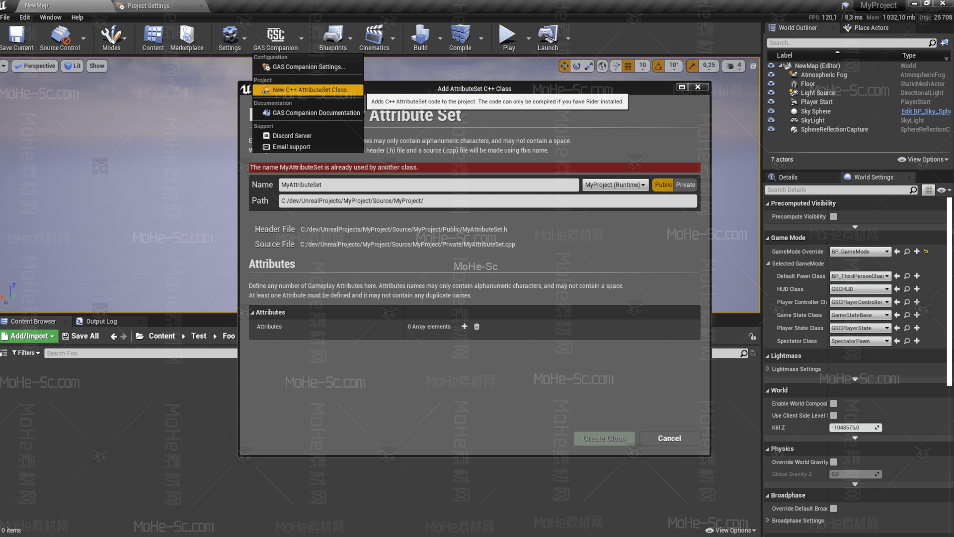 [虚幻引擎] 气体伴侣插件 -3