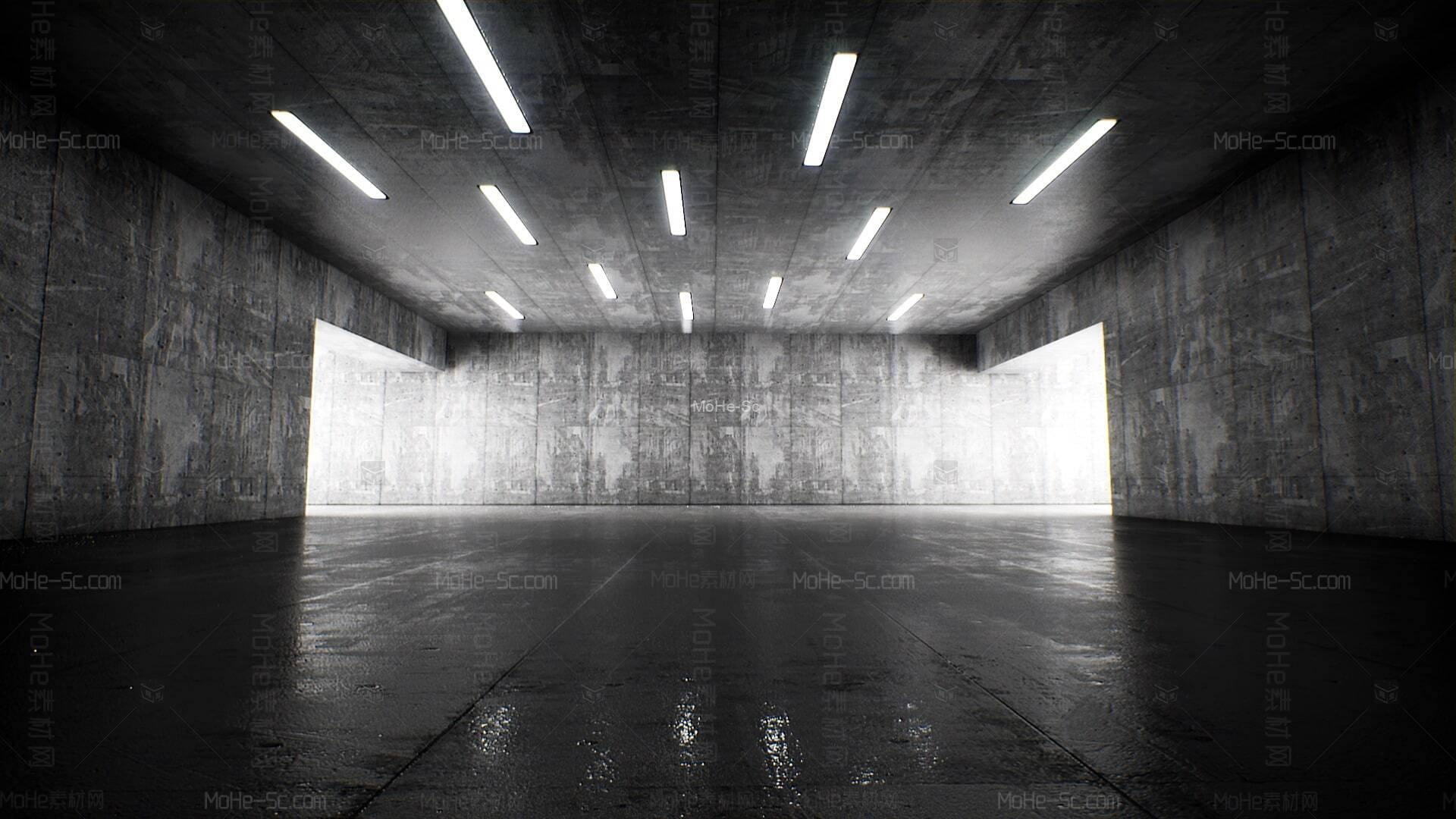 [虚幻引擎] 在环境创建霓虹灯效果 -4