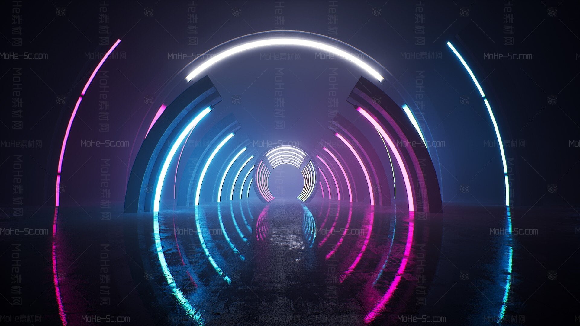 [虚幻引擎] 在环境创建霓虹灯效果 -2