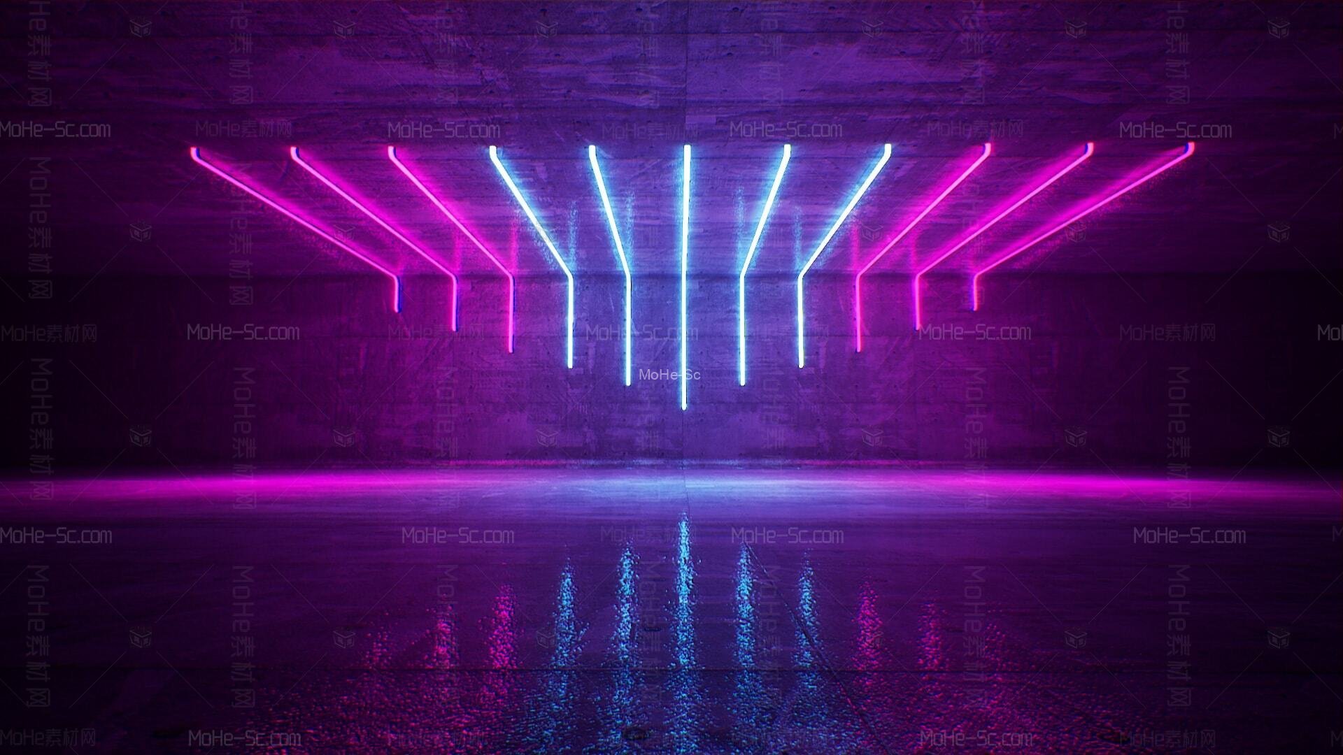 [虚幻引擎] 在环境创建霓虹灯效果 -13