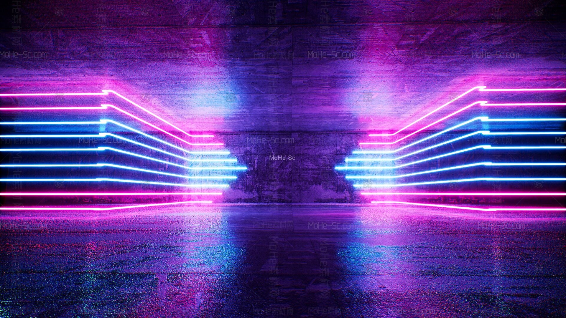 [虚幻引擎] 在环境创建霓虹灯效果 -15