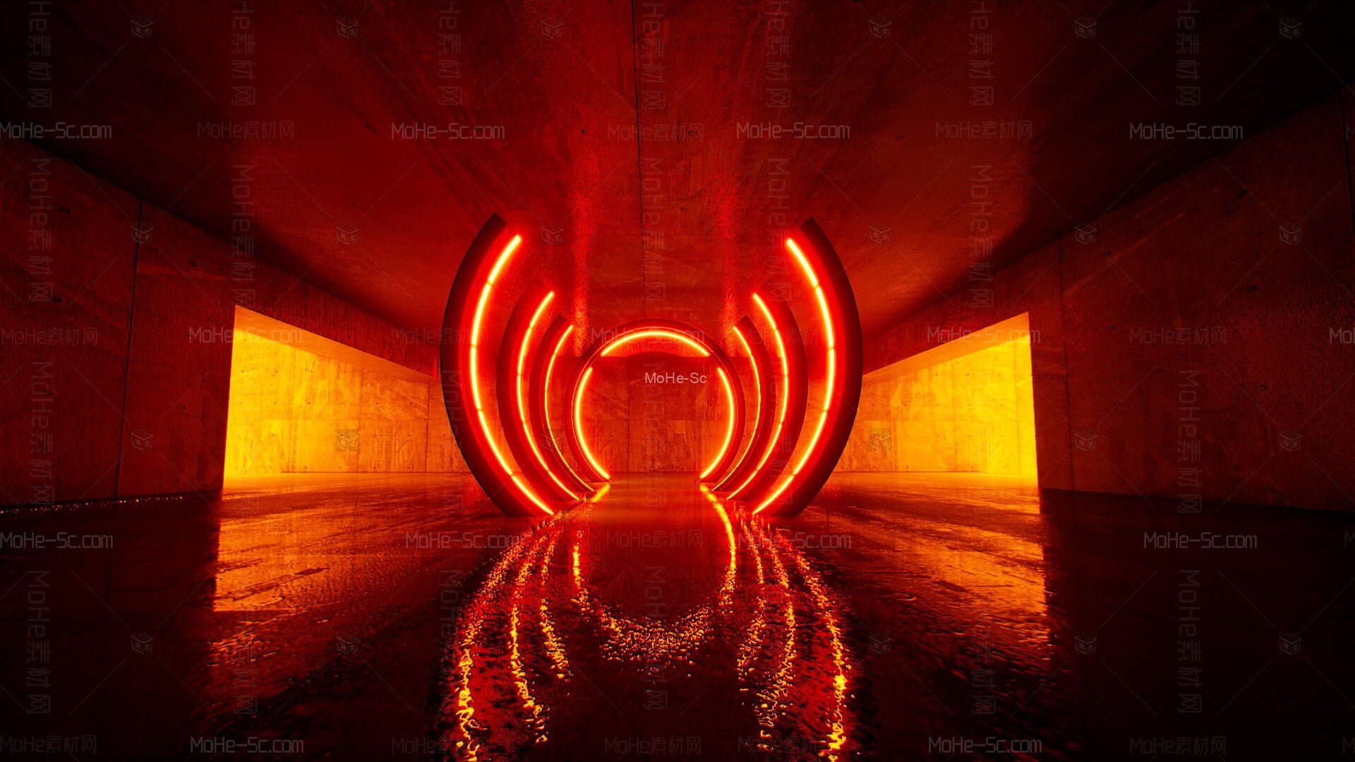 [虚幻引擎] 在环境创建霓虹灯效果 -17