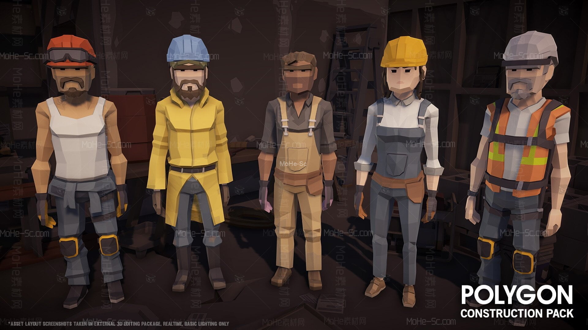 [虚幻引擎] 在环境中创建施工现场 -9