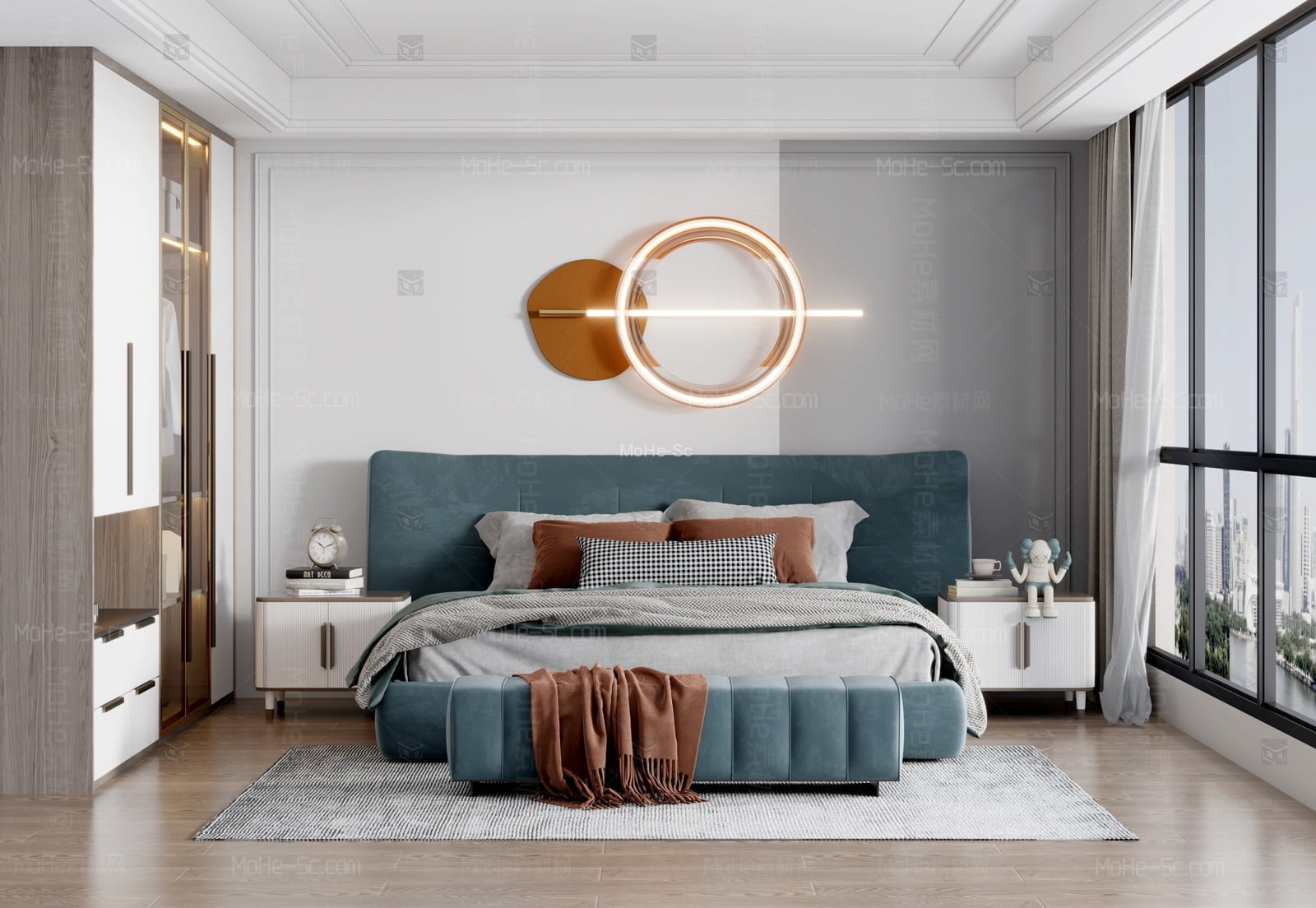 2022年最新室内设计无主灯设计案列参考效果图合集Collection of reference renderings for interior design without main lamp design case -2