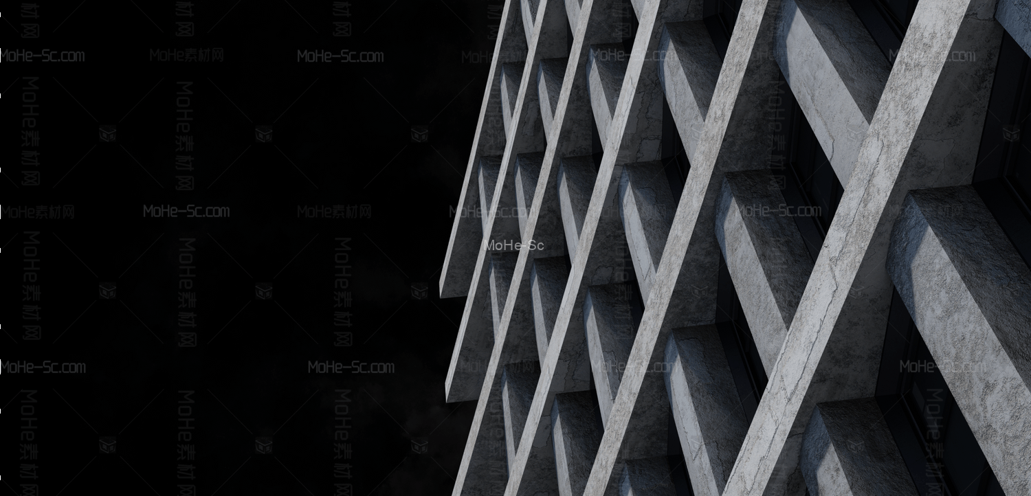 摩天大楼建筑物城市街道楼房3D模型Kitbash3d - Every City -7