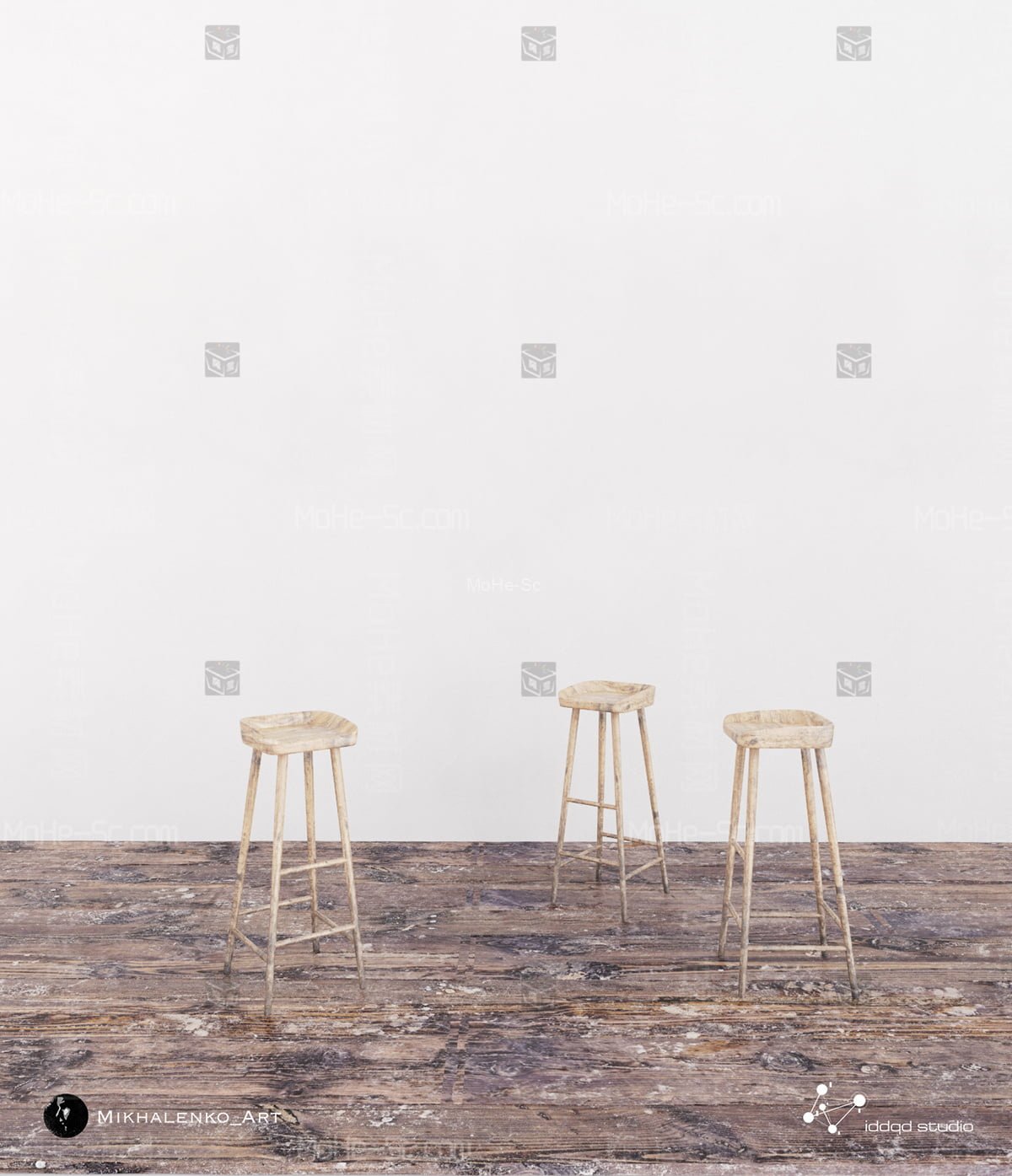 2022年最新室内设计北欧写实老旧装饰品单体模型Mikhalenko vol.2 [ Vray ] -5