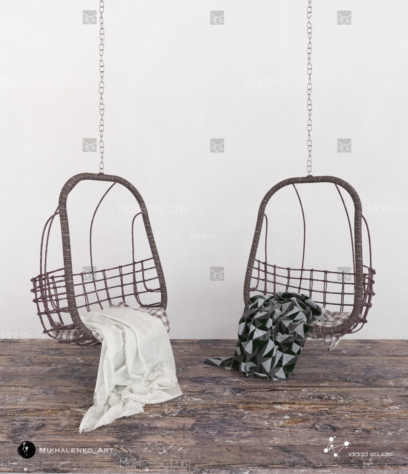 2022年最新室内设计北欧写实老旧装饰品单体模型Mikhalenko vol.2 [ Vray ] -2