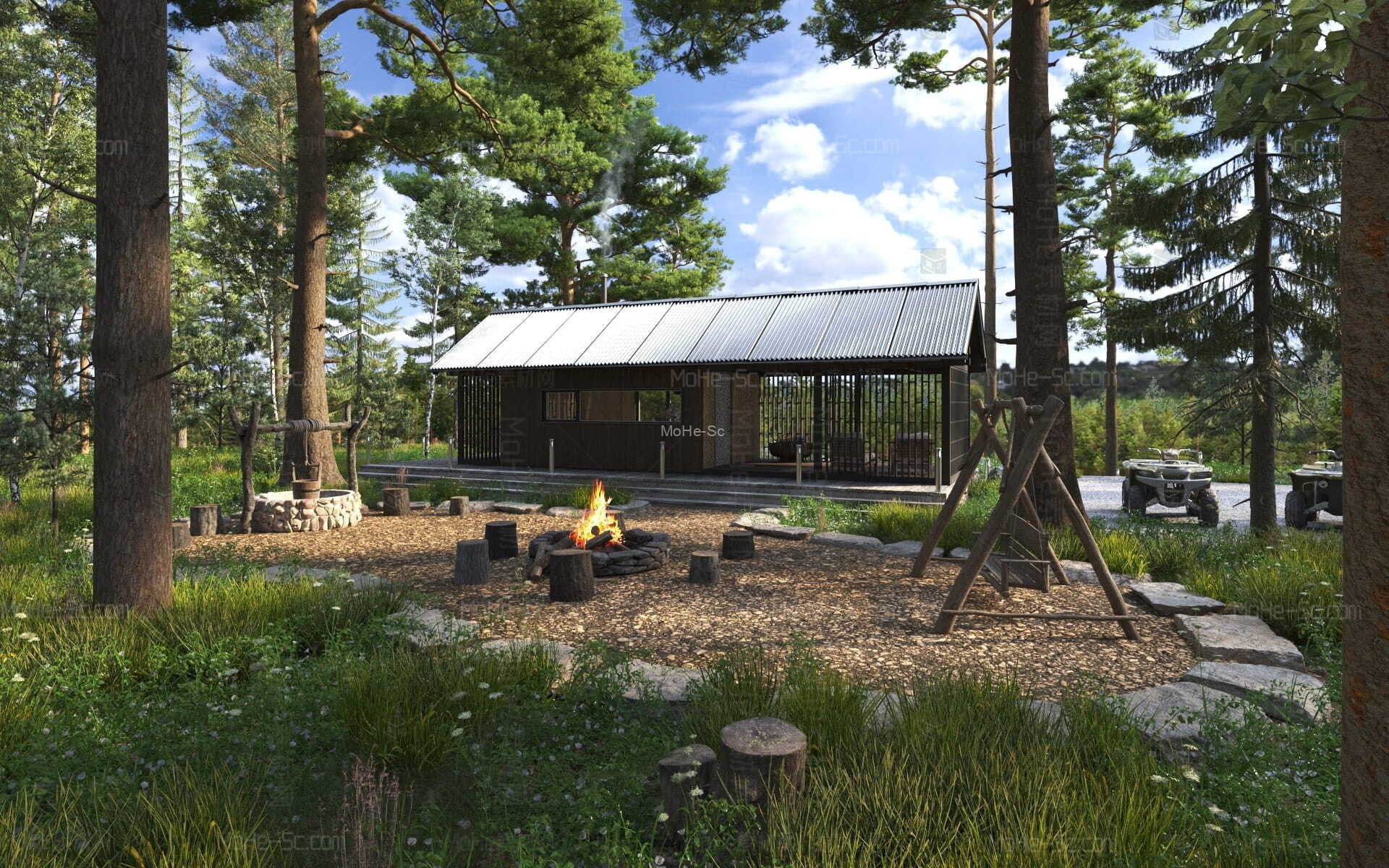 3DMAX室外模型专辑 Evermotion Archexteriors Vol 39 免费下载 -19