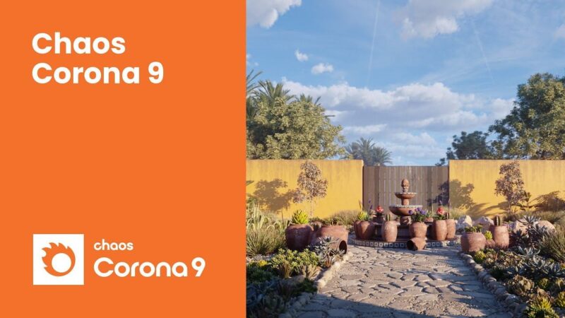 Corona Renderer 9（hotfix1）正式版实时交互渲染器+破解补丁 For 3DMAX 2014 ~ 2023-MOHE素材库-设计行业的乐园，各类素材的矿山！