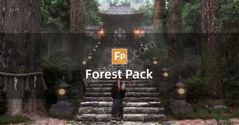 Itoo Forest Pack 8.0.00 森林植物散布插件 For 3DSMAX 2014 ~ 2024 汉化永久版-MOHE素材库-设计行业的乐园,各类素材的矿山!