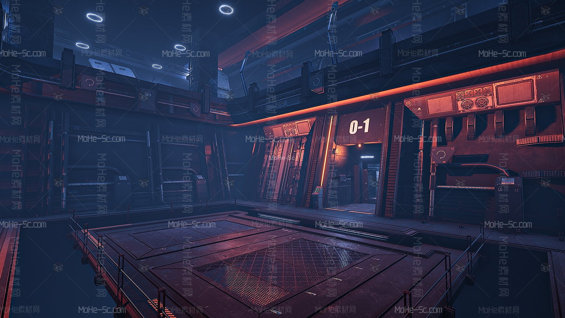 [虚幻引擎]科幻地下场景资产 Modular Sci-Fi Underground Environment For UE 4.23 - 4.27, 5.0 - 5.1 -2