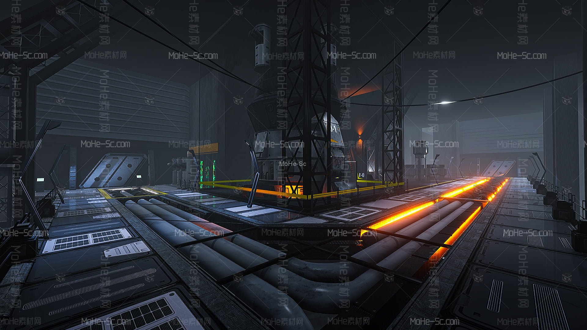 [虚幻引擎]科幻地下场景资产 Modular Sci-Fi Underground Environment For UE 4.23 - 4.27, 5.0 - 5.1 -3