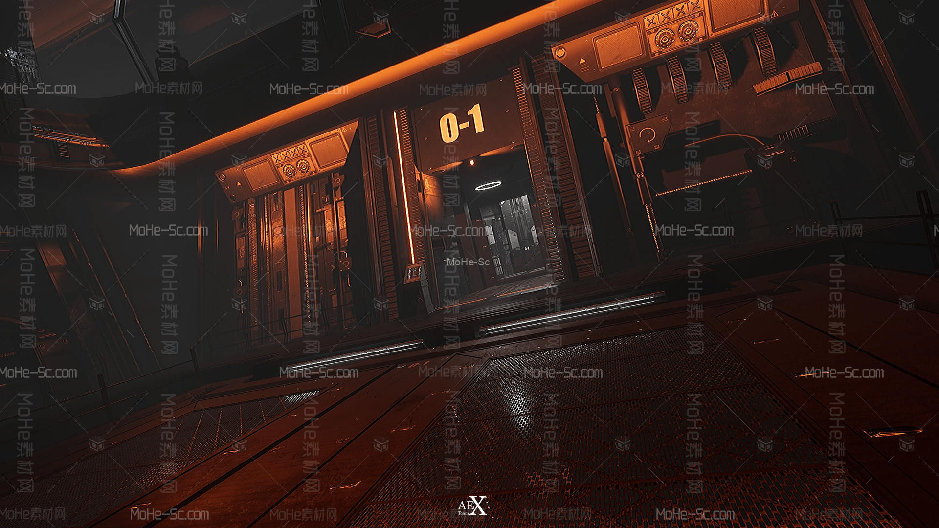 [虚幻引擎]科幻地下场景资产 Modular Sci-Fi Underground Environment For UE 4.23 - 4.27, 5.0 - 5.1 -1