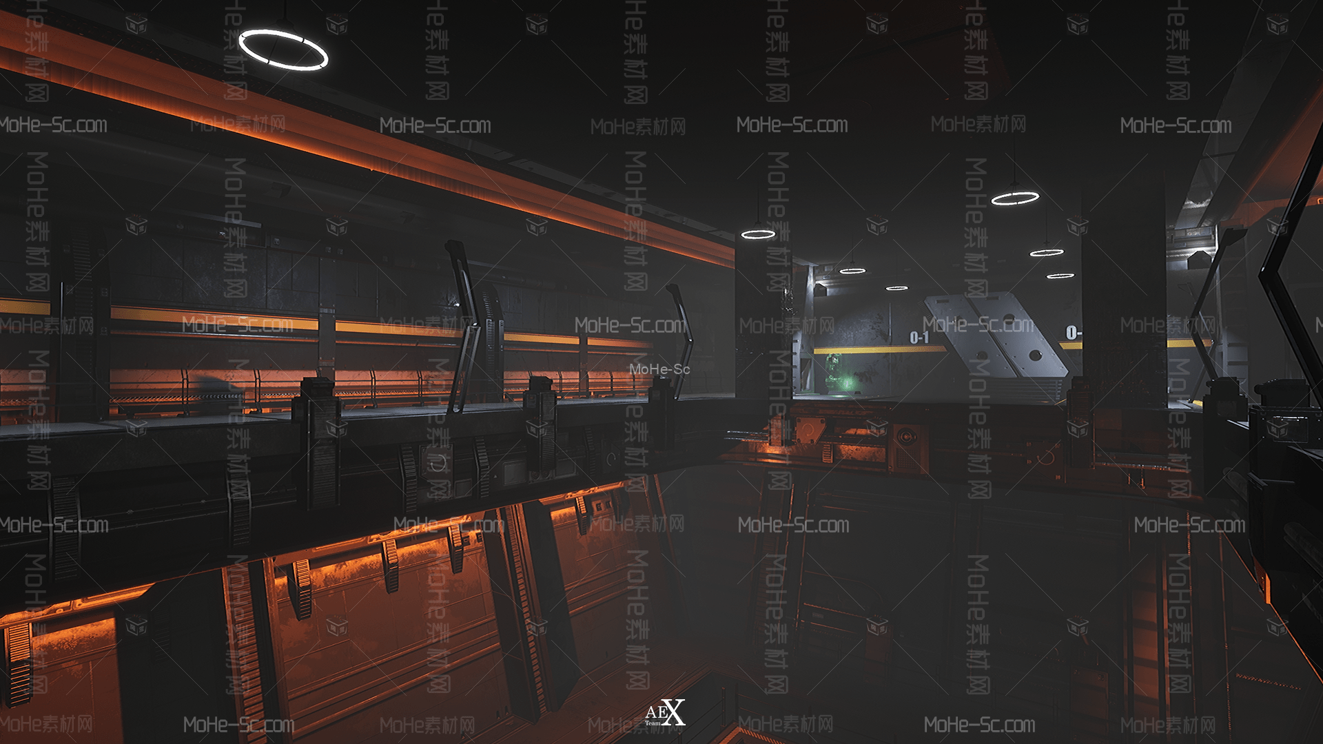 [虚幻引擎]科幻地下场景资产 Modular Sci-Fi Underground Environment For UE 4.23 - 4.27, 5.0 - 5.1 -5