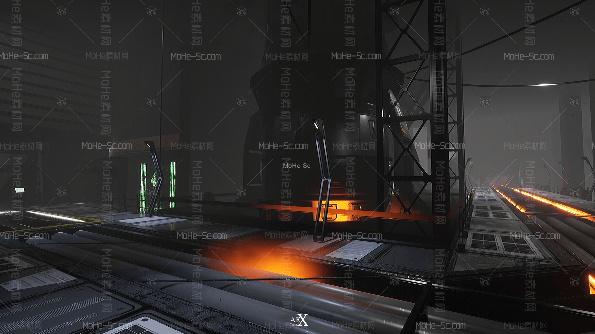 [虚幻引擎]科幻地下场景资产 Modular Sci-Fi Underground Environment For UE 4.23 - 4.27, 5.0 - 5.1 -3