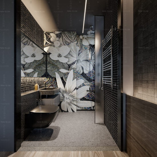 2022年最新3DMAX国外CR渲染器洗手间高精模型 Ⅴ-MOHE素材库-设计行业的乐园，各类素材的矿山！