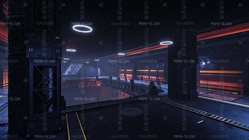 [虚幻引擎]科幻地下场景资产 Modular Sci-Fi Underground Environment For UE 4.23 - 4.27, 5.0 - 5.1-MOHE素材库-设计行业的乐园，各类素材的矿山！