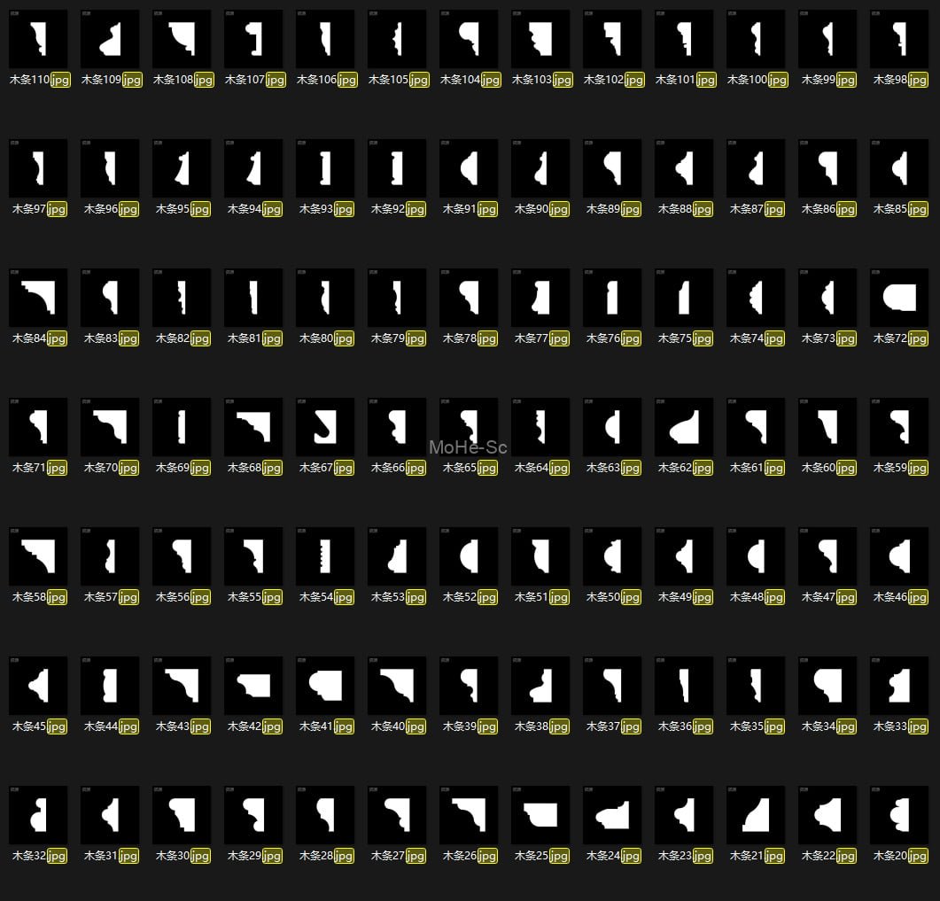 3DMAX一键扫描石膏线插件 吊顶插件 可入库 自定义路径 -3