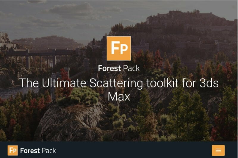 Itoo Forest Pack V8.06 森林插件 For 3DSMAX 2020 ~ 2022 汉化免费版-MOHE素材库-设计行业的乐园,各类素材的矿山!