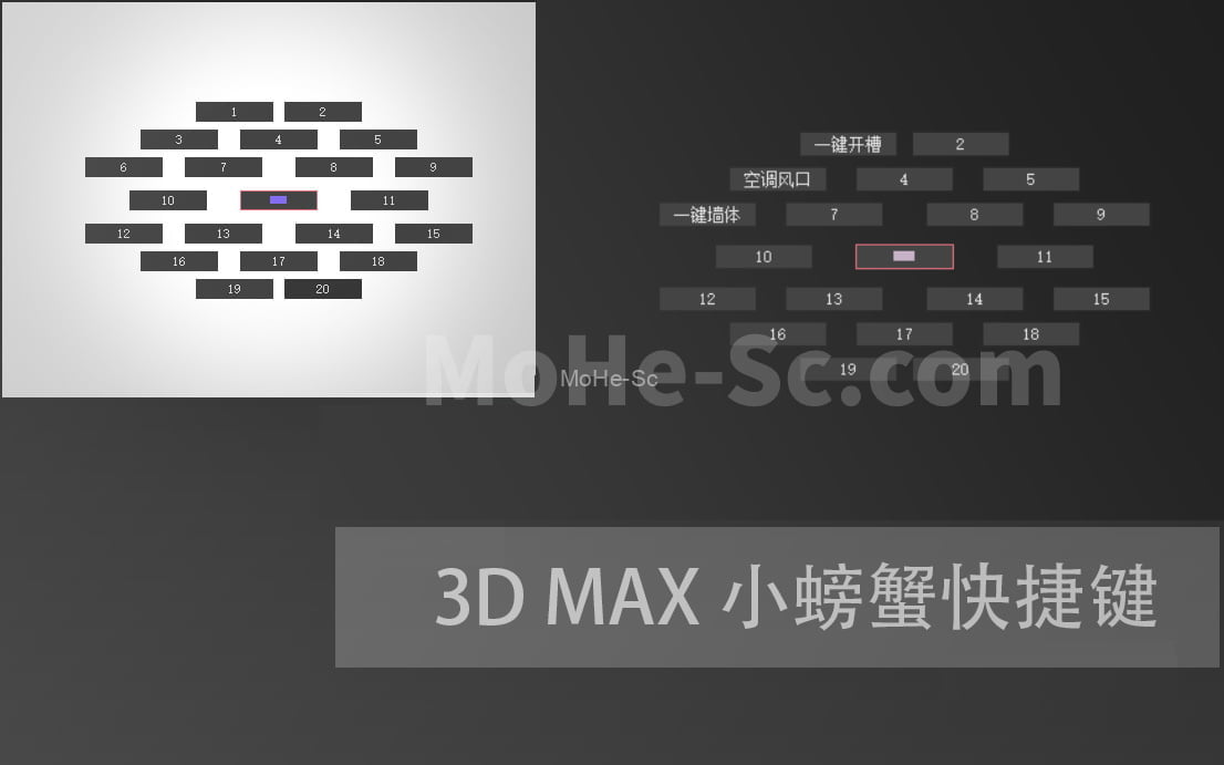 3DMAX小螃蟹鼠标快捷键插件 -1 3DMAX小螃蟹鼠标快捷键插件 -1