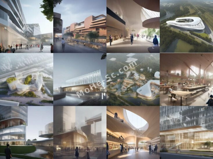 2023年春建筑AIGC模型SengineV0.9室内模型发布!大模型全风格:中式、日式、现代、北欧-MOHE素材库-设计行业的乐园,各类素材的矿山!