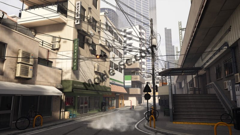 [虚幻引擎]模块化城市资产超级资产包 Modular Urban City Asset Megapack For UE 4.20 - 4.27, 5.0 - 5.1-MOHE素材库-设计行业的乐园，各类素材的矿山！