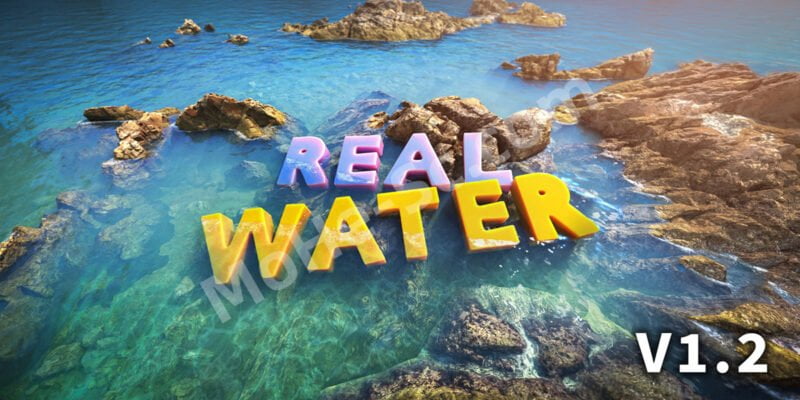 Blender真实水模拟插件 Real Water v1.2.0 For Blender 3.4 ~ 3.5-MOHE素材库-设计行业的乐园，各类素材的矿山！