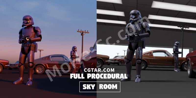 Blender场景HDR天空环境插件 Procedural HDR Lighting V2.1.2 For Blender 2.93 +-MOHE素材库-设计行业的乐园,各类素材的矿山!