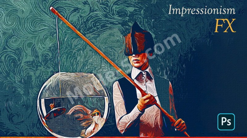 PS印象派油漆笔刷特效插件 Impressionism Paint FX-MOHE素材库-设计行业的乐园,各类素材的矿山!