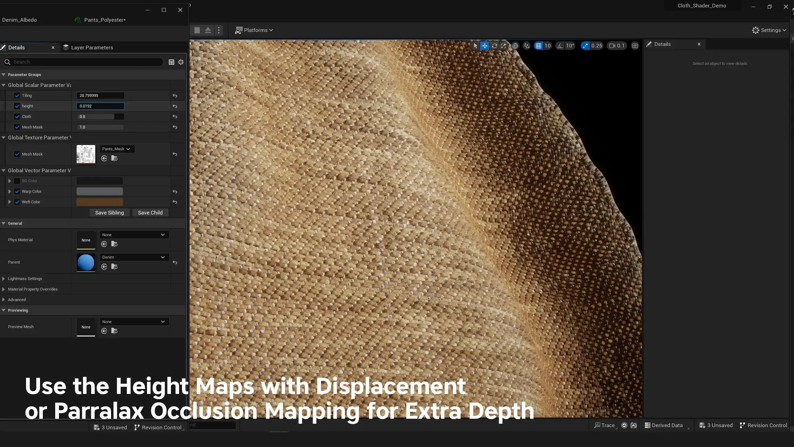 [虚幻引擎]纺织布料材质模拟插件 Textile Generator Pro For Unreal Engine 5.2+ -3