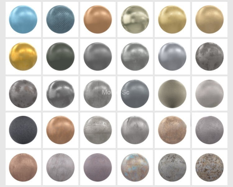 2023最新SketchUp草图大师+Enscape渲染常用高频高清三通道贴图库 -4