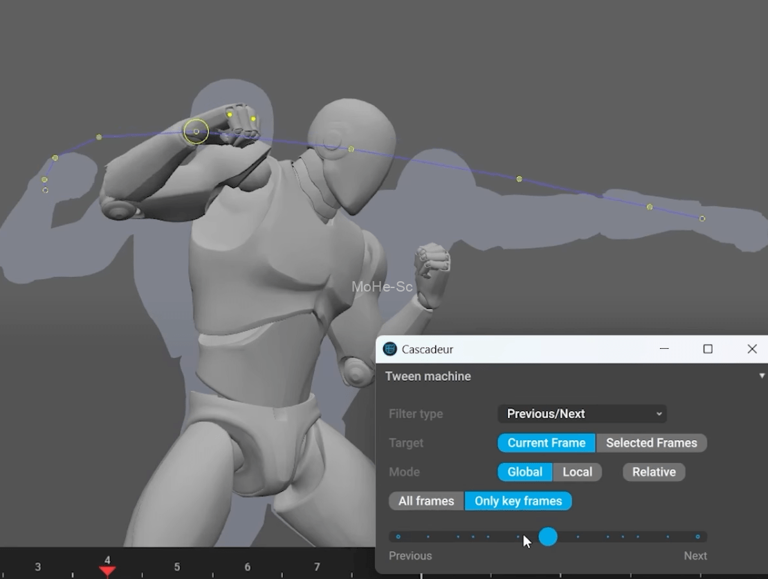AI辅助关键帧动画游戏开发软件 Cascadeur 2023.1.1 Win x64 + 官方教程 [持续更新] -7